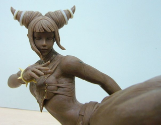 Illustration for article titled Super SFIV's Juri Looks Lovely In Resin